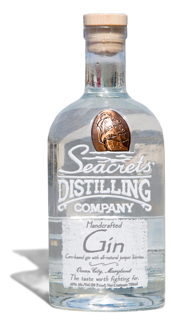 Liquor Ocean City MD gin secrets gin bottle