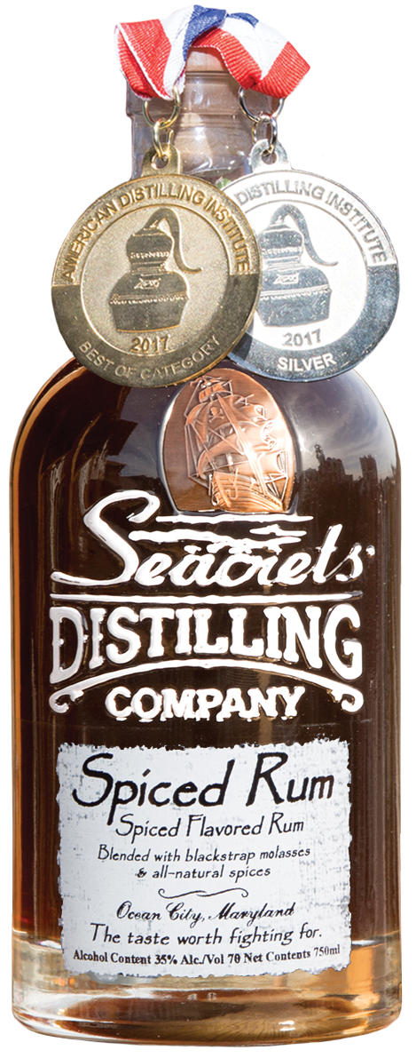 Distillery Ocean City MD Spiced Rum Seacrets Distilling company spiced rum