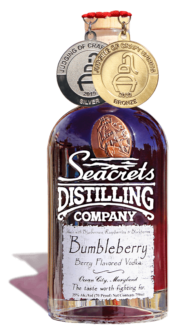 Bumbleberry Vodka 750ml Medals Shadow