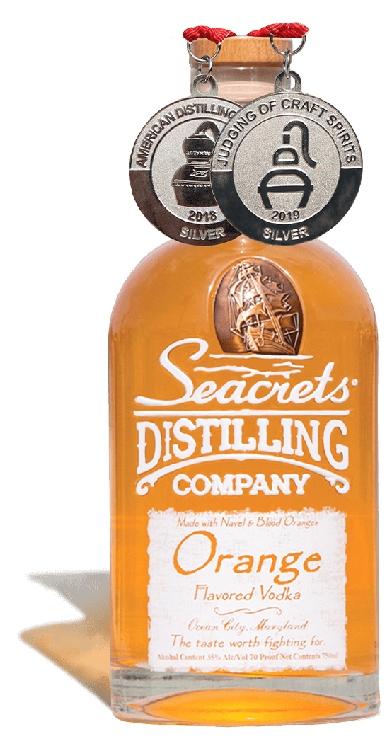 Orange Vodka 750ml Medals Shadow