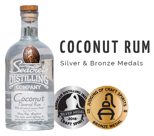 Coconut Rum - Silver Medal & Bronze medal